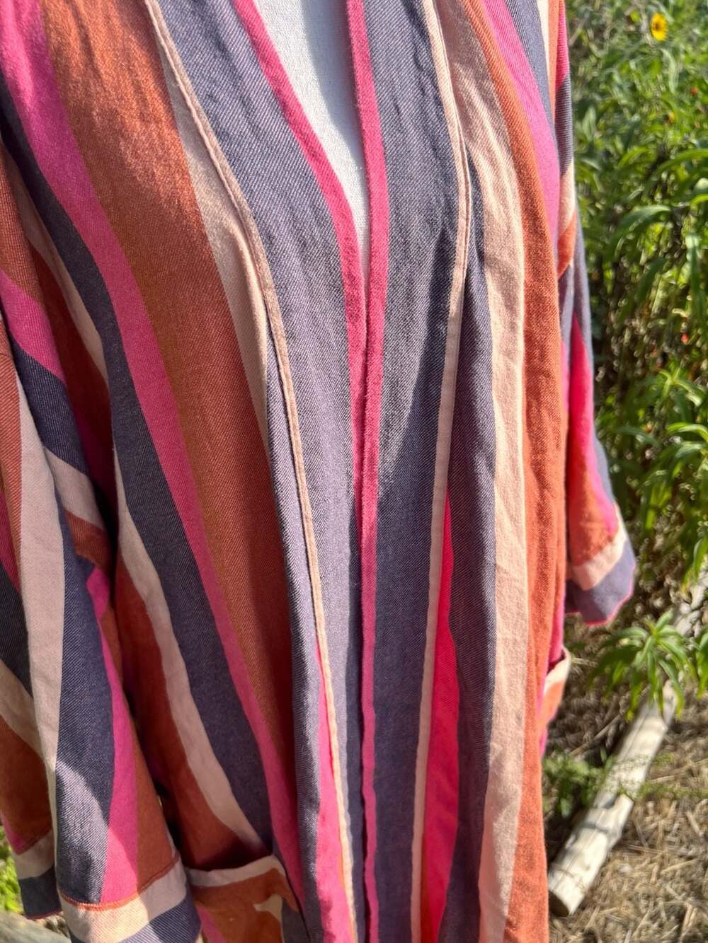 Bathen Long Striped Robe in Daze - Picture 10 of 14